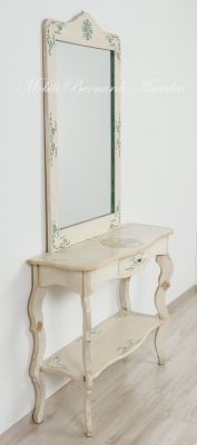 OC287 Consol Laccata Decori Legno Massello 12